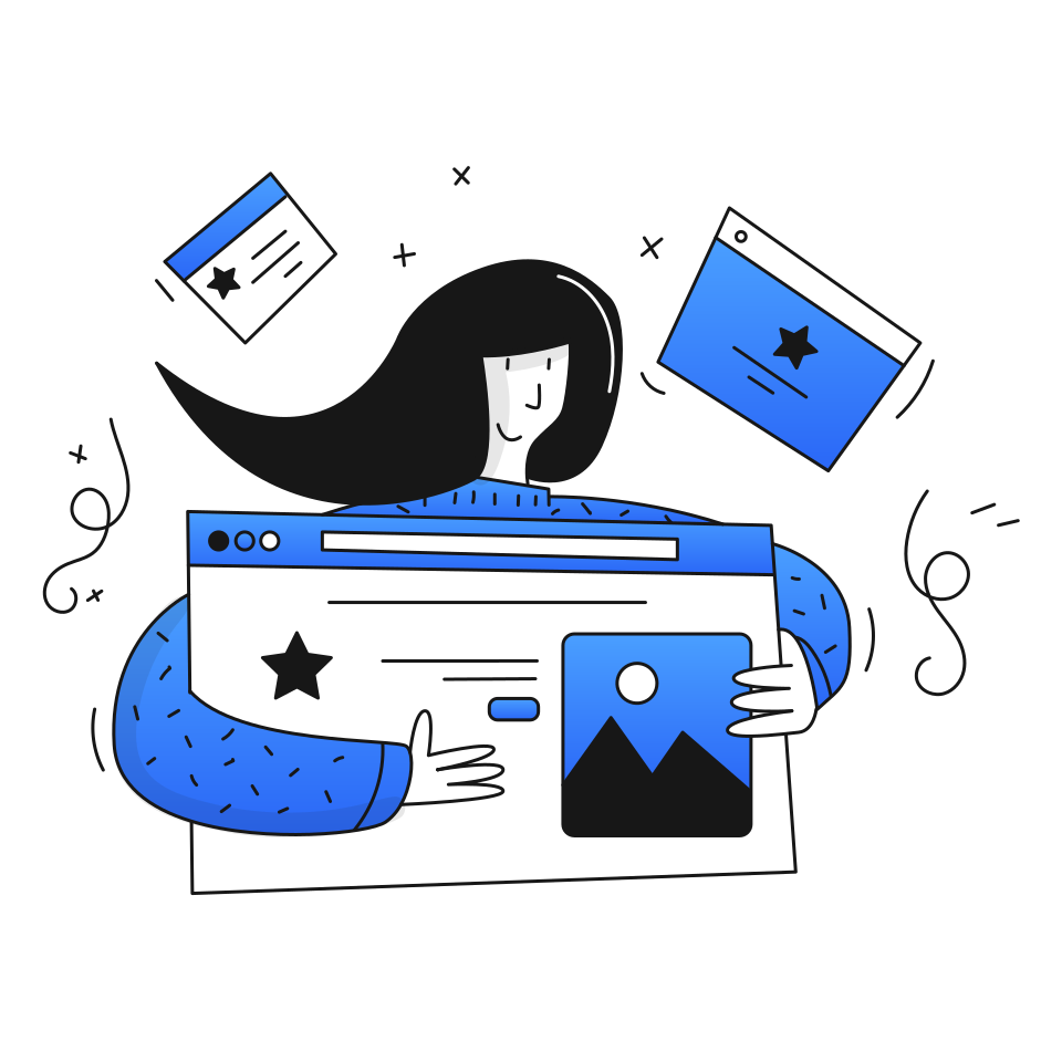 Web Design Illustration